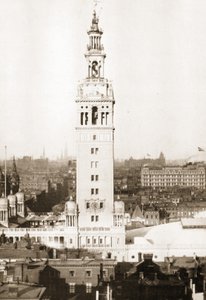 De tweede Madison Square Garden, bij Madison Square, ca. 1895 door American Photographer